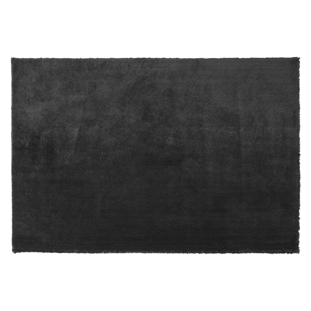 Beliani Shaggy Rug Evren Black 140 X 200 Cm