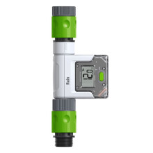 US NH Wifi Water Flow Meter 3/4inch with Digital LCD Garden Faucet Hose Watering Irrigation System History Monitor
