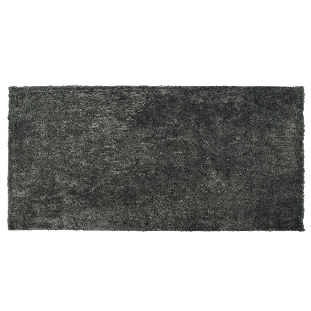 Beliani Shaggy Rug Evren Dark Grey 80 X 150 Cm