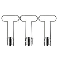 Red Bell Pepper Seed Corer,Universal Fruit and Vegetable Core Remover,Stainless Steel Pepper Corer Seed 3pcs