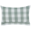 Beliani Throw Cushion TAMNINE 40 x 60 cm Mint Green Checked 4