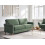 Beliani Sofa 3 Seater RONNEBY Corduroy Dark Green 2