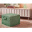 Beliani Pouffe DHADAR Jute Green 2