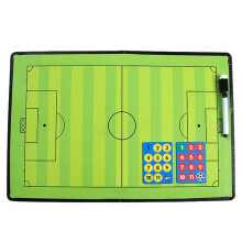 Foldable Football Strategy Board Soccer Coaching Board Magnetic Soccer Clipboard Portable Football Coaches Blackboard