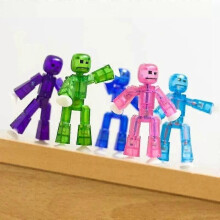 Schurken en Beschermers - Stikbot Stop Motion Actiespeelgoed met Zuignap