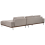 Beliani Corner Sofa 4 Seater MARIFERD Fabric Light Brown Left Hand 5