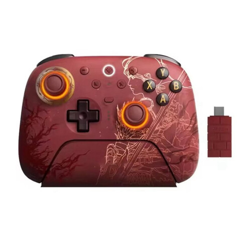 Wireless Controller Gamepad with 8Speed Exclusive Technology TMR RGB Lighting Joysticks for PC Android Steam