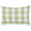 Beliani Throw Cushion TAMNINE 40 x 60 cm Light Green Checked 6