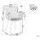 Beliani Set of 4 Garden Chairs PESARO Light Grey 5