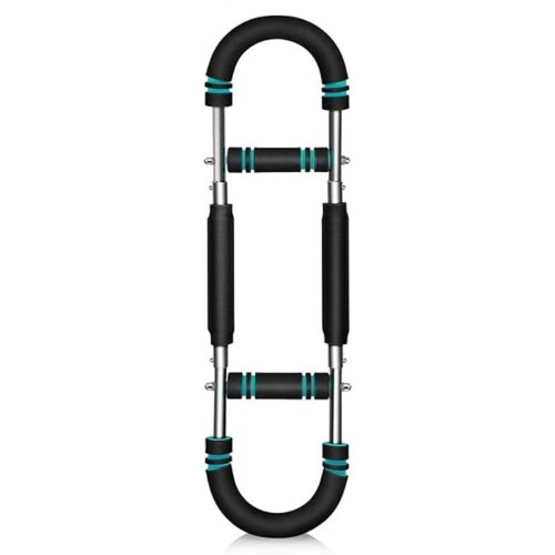 Multi-Functional U-Shaped Arm Exerciser - Adjustable Spring Resistance for Forearm & Chest Muscle Training Blue 2