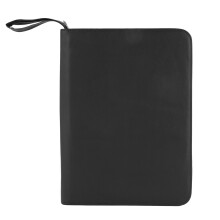 1 Piece Black Fountain Pen Holder, PU Leather Storage Case Holder for 48 Pens