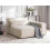 Beliani Corner Seat HELLNAR Velvet Light Beige Left Hand 3