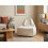 Beliani Bean Bag 200 L DROP 63 cm 75 cm Light Beige 2