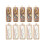 10 Pieces 2 Colors Abalone Shell Pendants, Natural Shell Pendants, Rectangular Shell Pendants, Dangling Charms 1