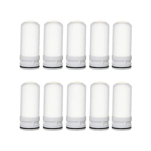 10 Replacement Ceramic Filter Elements for Faucets, Water Purifiers, Kitchen Taps, Washable, Filter, Rustproof