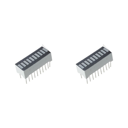 10 Stück 10-Segment-Digital-LED-Balkenanzeige, hell