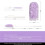 White Peach Scent Electrostatic Duster Electrostatic Adsorption Multi-Function Dust Duster Household Cleaning C 6