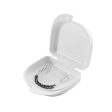 1 Paar Zahnspangen, farbig, temporäre Zahndekoration, Metalldrähte, künstliche Brackets, kieferorthopädische
