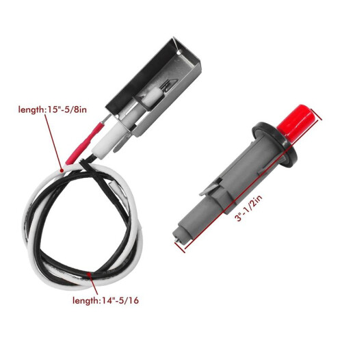 Grills Piezo Igniter Assembly Piezo Spark Igniter Ignition for  7510 Spirit E-210 Piezoelectric Pulse Ignition 2