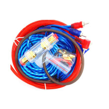 1500-W-Lautsprecherkabelsatz, 8 GA, Auto-Subwooferkabel, 60-A-Sicherungshalter, Lautsprecherinstallationskabel,