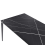 Beliani Garden Dining Table SOVARETO 180 cm 90 cm Marble Effect Black Marble 6