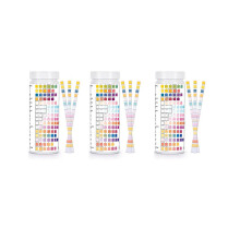 16-i-1 dricksvattentestkit, vattentestkit för dricksvatten, 300 vattenkvalitetstestremsor, fritt klor
