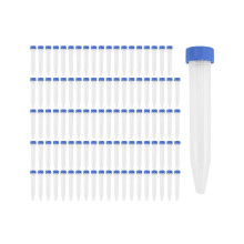 100 pieces 10 ml Multifunctional plastic bottle Transparent tube Sample storage container Experimental centrifuge tube