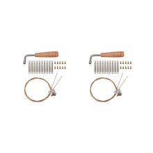 20 tuning pins and 20 rivets, with L-shaped tuning key, 10-string Laiyaqin string for lyre, harp, and other stringed instruments