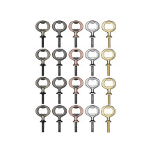 Kit de 20 piezas de abridores de cerveza de metal, kit de insertos planos para abridores, abridor de