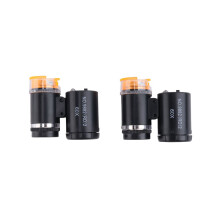 2 Pieces 60X Pocket Microscope with 3 Lights, Jeweler's Magnifying Glass Portable Magnifying Glass for Arts, Crafts, and Jewelry