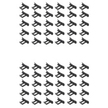 60Pc Solar Panel Frames Water Drained Clip Thickness 40mm PV Panels Auto Remove Stagnant Water Dust Outdoor Tool