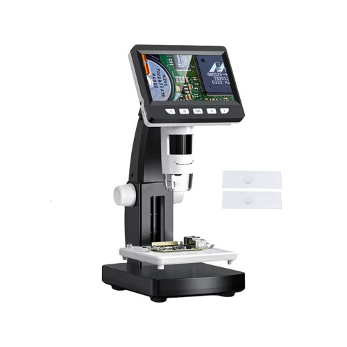 1000X Digital Microscope Biological Microscope 2MP 1080P Screen Solderable Coin Microscope PC View Windows Compatible