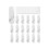 18 hooks + 24 strips, medium-sized multi-purpose hooks, damage-free organizing, robust hanging hooks with adhesive strips 1
