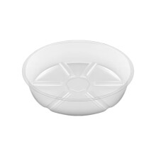 10er-Pack Untersetzer, Tropfschalen, 15,2 cm, transparente Kunststoff-Blumentöpfe für Zimmerpflanzen,