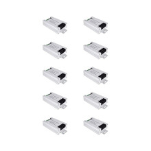 10x 360W RGB LED-Verstärker-Controller DC12V-24V 30A Aluminiumgehäuse für RGB 5050 3528 SMD LED-Streifenlampen