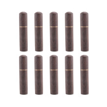 10er-Pack Zahnstocherhalter aus Ebenholz, Eimerbox, Wanderkoffer, tragbar, handgefertigt, Geschenk,