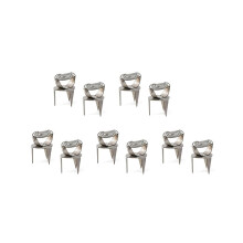10 Glasurwerkzeuge für Keramik, Glasurclips für die Fingerspitzen, Glasurclips aus Edelstahl, DIY-Teetasse,