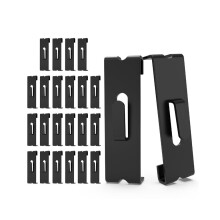 24-teiliges Set aus Drahtgitter-Wandhaken, Kleiderbügeln, Drahtgitter-Paneelhaken, Drahtgitter-Wandzubehör,