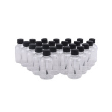 24 leere Kunststoff-Klebstoffflaschen mit Pinseln, 50 ml, leere Farbflaschen, Klebstoff, Kleinkinder,