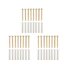24 Stück M3x30MM Schrauben und Federn zur Höhenverstellung von Humbucker-Tonabnehmern für E-Gitarren