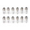 12-Pack E12 to E14 White Bulb Converter LED Light Holder Lamp Adapter Socket Changer High Quality 1