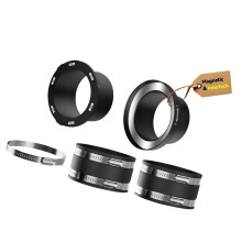 Menuisiers d'entrée de poussière ABS, 5 pièces, aucune fixation