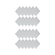 24-pack of soundproof wall panels, 12 x 12 x 0.4 inches, self-adhesive sound-absorbing panels, for recording studio, office, white