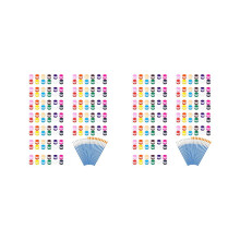 24er-Packung, 288-teiliges Acrylfarben-Set mit Pinseln für Kinder und Erwachsene, Bastelfarbe, 12 Farben,
