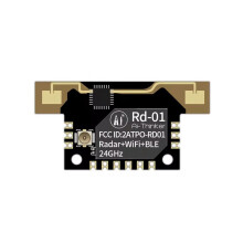 24G + WiFi + BLE Sensormodul/Präsenzsensor Bewegungsmelder Schalter für den Außenbereich Mobil Rd-01