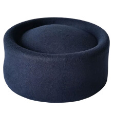 Lady Beret Cap Lightweight Multiple Color Comfortable-Navy blue