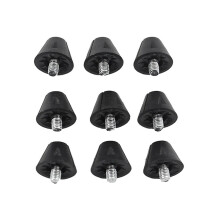 25 Ersatzspikes für Fußballschuhe, 16 mm, Fußballschuhstollen, Spikes für Laufschuhe mit 5-mm-Gewinde
