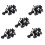 250pcs Mudguard Lined with Fasteners Rivet Snaps Decorative Panel Snaps Suitable for 1