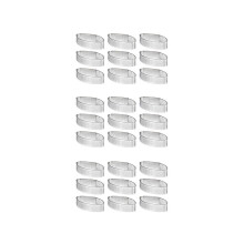 27-teiliges Tortenring-Set aus Edelstahl, hitzebeständiger, perforierter Tortenmousse-Ring, Tortenmousse-Formen,