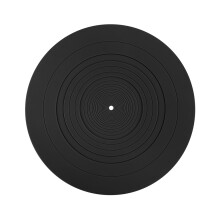 295 mm Silikon-Plattentellermatte, Antivibrations-Slipmat, Schallplattenmatte für LP-Plattenspieler,
